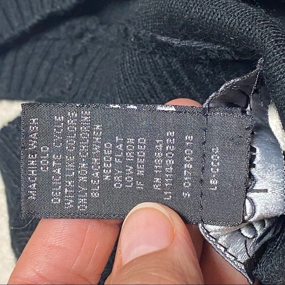 Lane Bryant Black Knit Sweater Dress size 26/28 - Picture 2 of 8